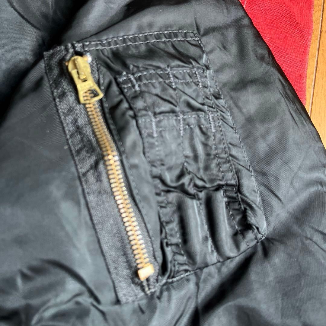 90s ビンテージ ALPHA アルファ MA-1 ブラック XXL アメリカ製