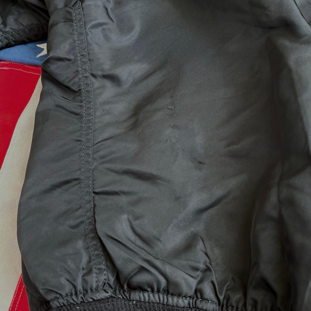 90s ビンテージ ALPHA アルファ MA-1 ブラック XXL アメリカ製