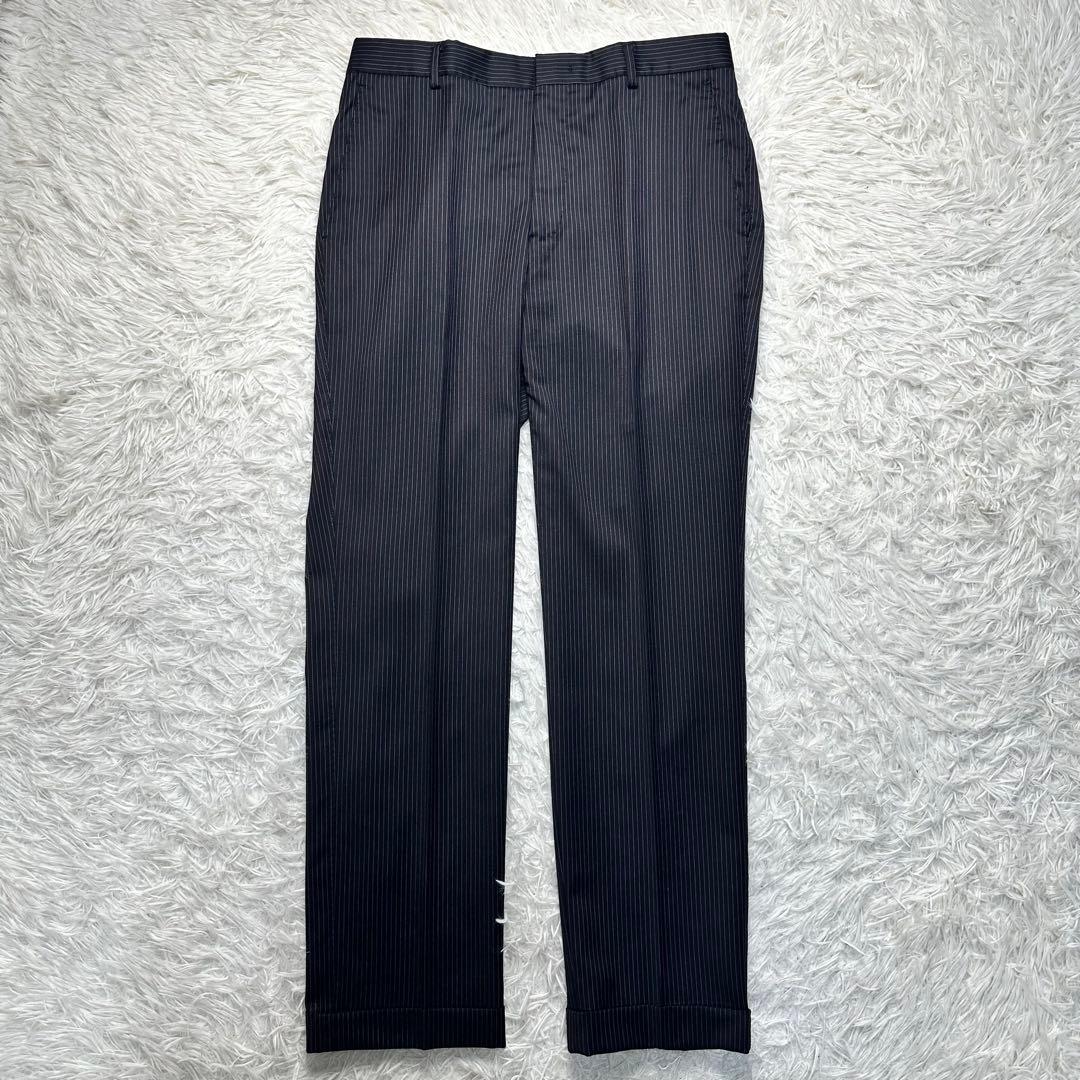 未使用級 現行 ポールスミス ロロピ シルク混 光沢 鉱石柄 セットアップ M