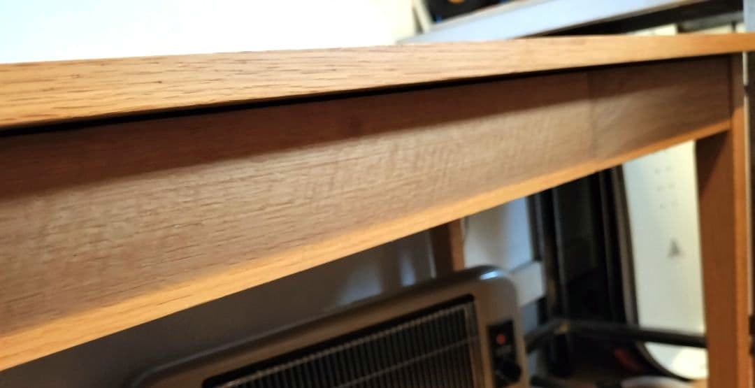 美品 無印良品 MUJI オーク 無垢材 学習机 デスク天然木