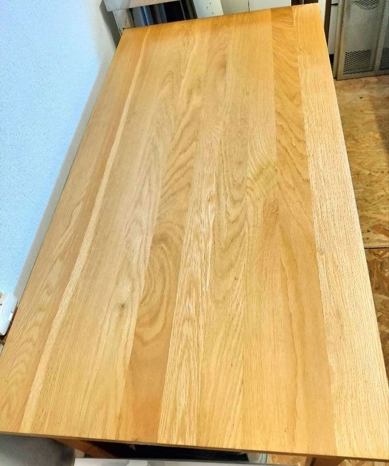 美品 無印良品 MUJI オーク 無垢材 学習机 デスク天然木