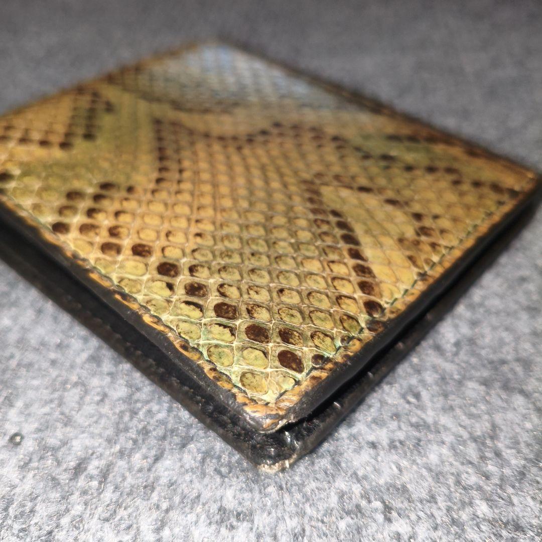 DIOR　二つ折り財布　パイソン