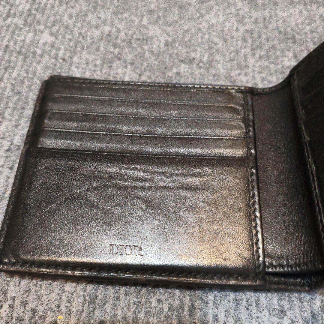DIOR　二つ折り財布　パイソン