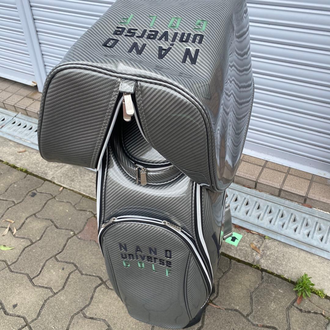 新品未使用　NANO UNIVERSE グレー キャディバッグ