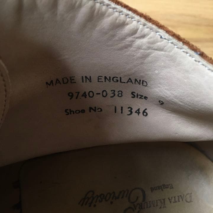 DAITA KIMURA スウェードウィングチップブーツ