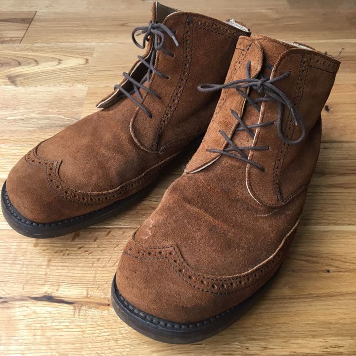 DAITA KIMURA スウェードウィングチップブーツ