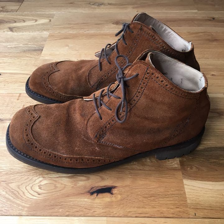 DAITA KIMURA スウェードウィングチップブーツ