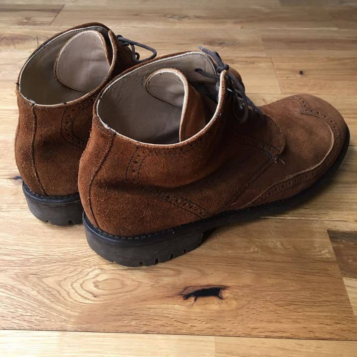 DAITA KIMURA スウェードウィングチップブーツ