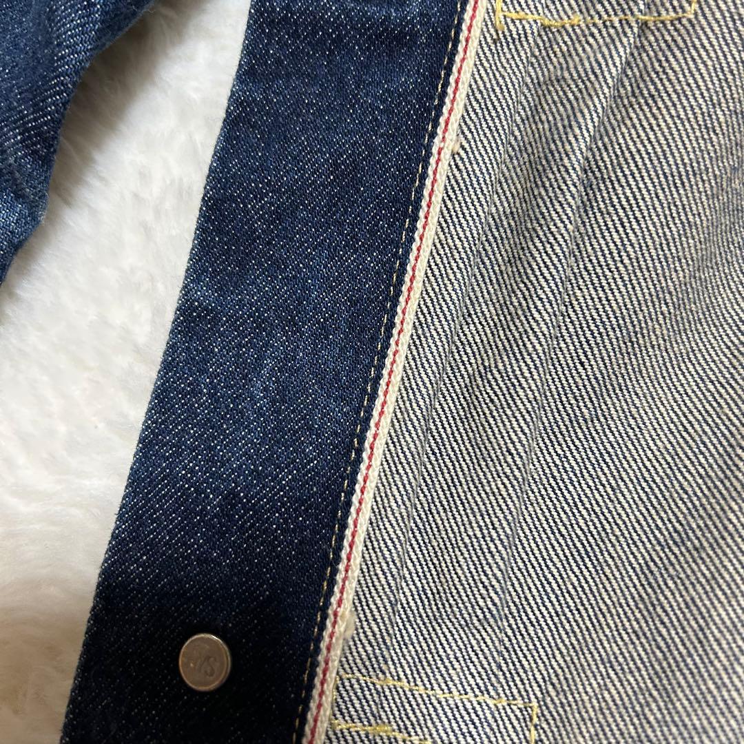 ヒステリックグラマー 1stTYPE WNB加工 デニムジャケット ハチノス S