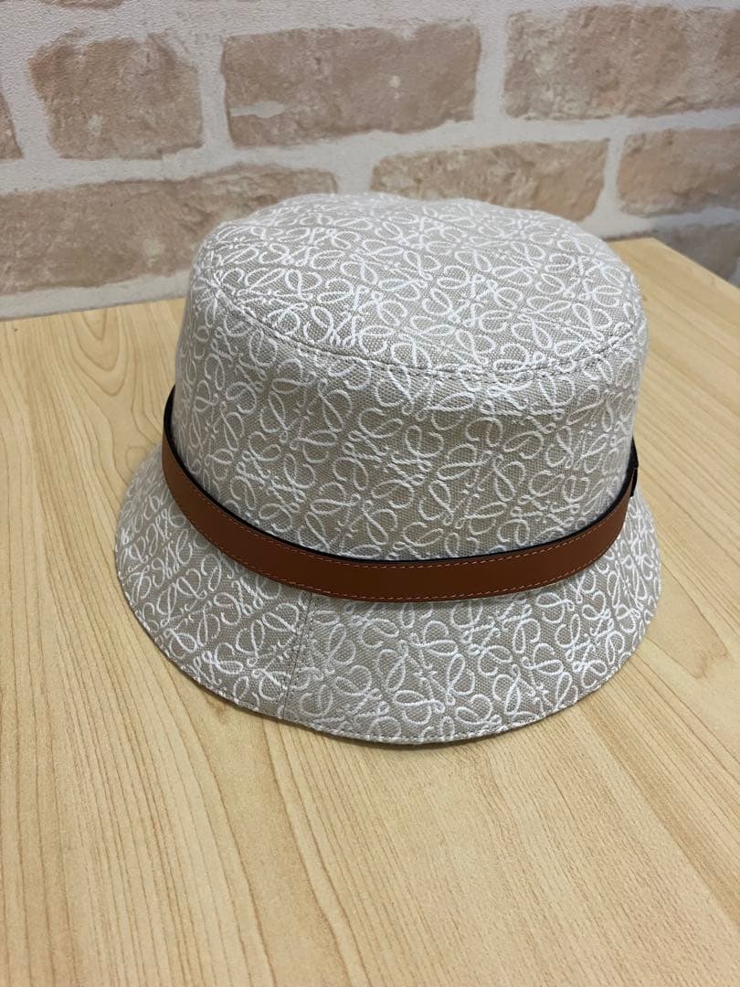 【極美品】LOEWE ロエベ アナグラムジャガード バケットハット