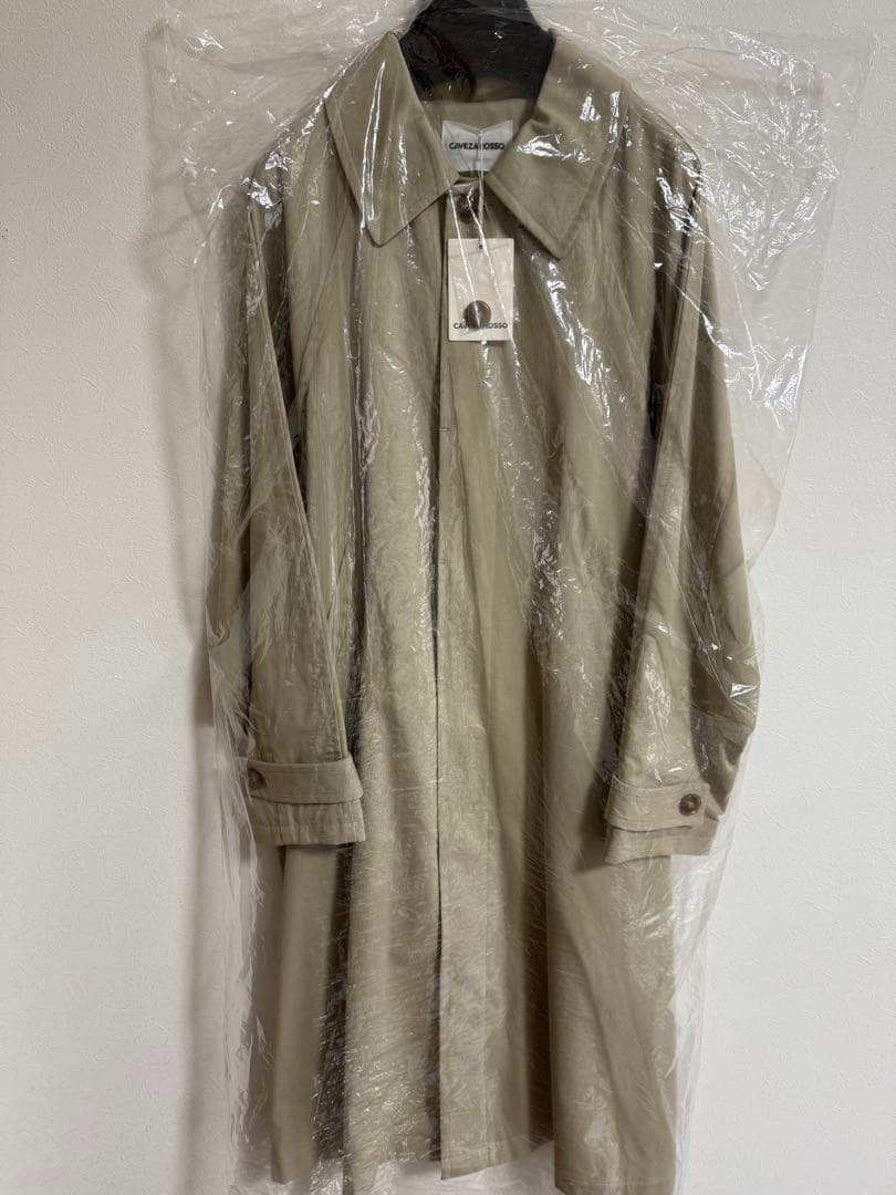 新品タグ付きカベサロッソ　ステンカラーオーバーコート
