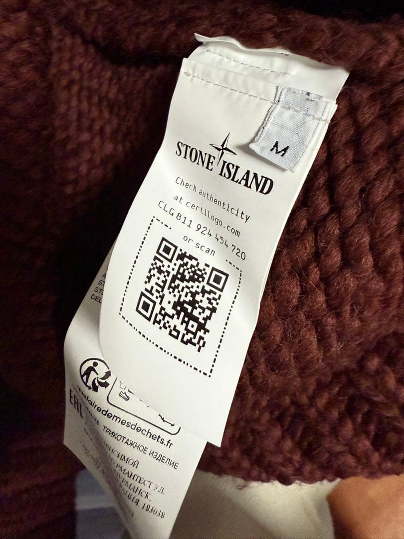 トップス Stone  wool zip parka 22aw