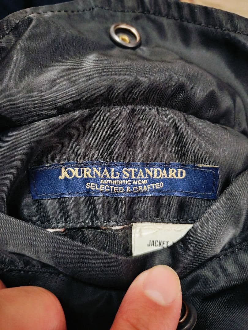 JOURNAL STANDARD別注 alpha MA-1 ブラック L