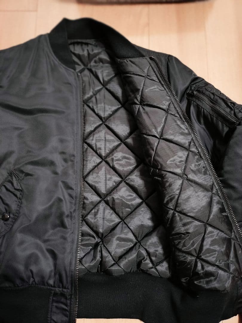 JOURNAL STANDARD別注 alpha MA-1 ブラック L