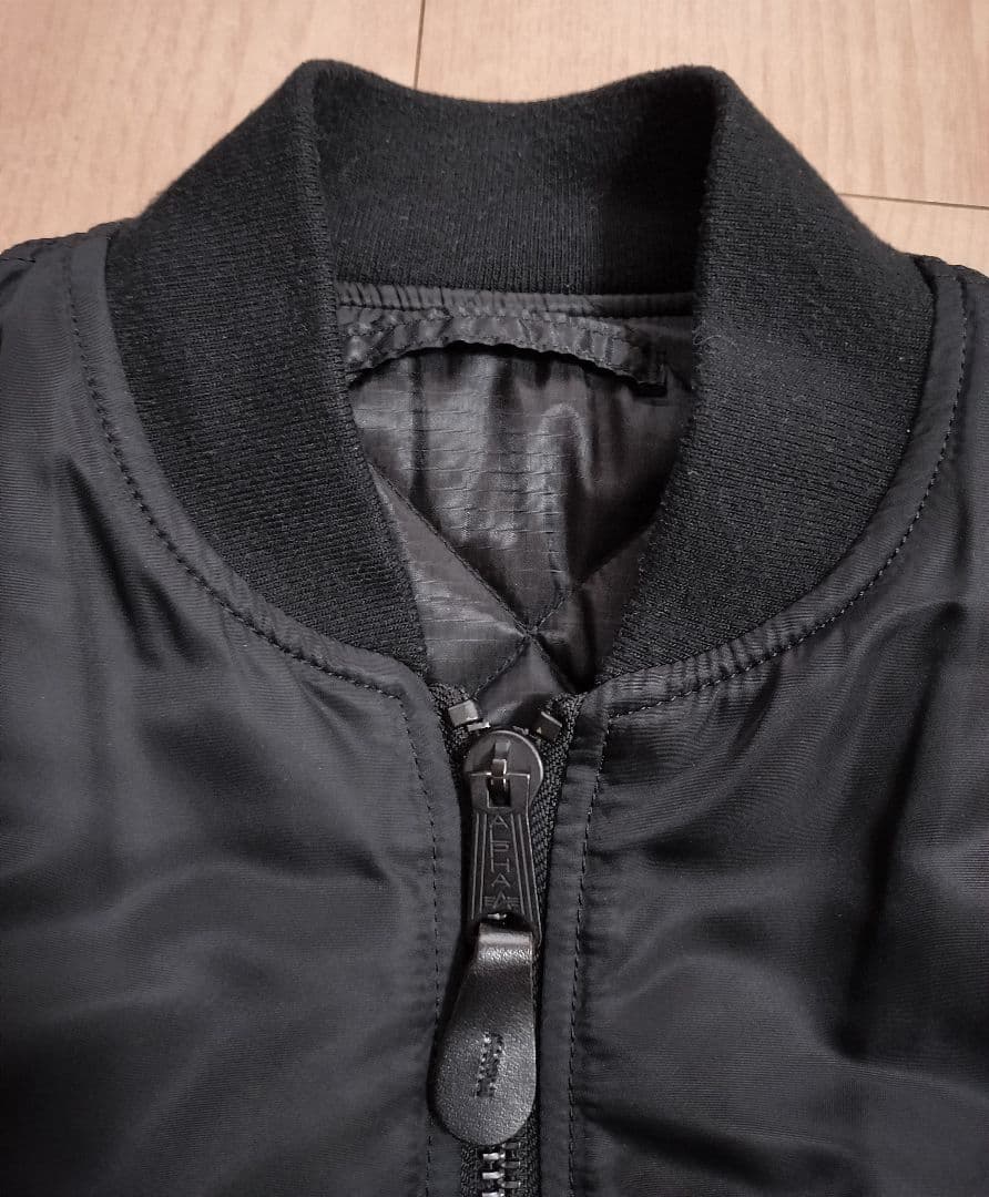 JOURNAL STANDARD別注 alpha MA-1 ブラック L