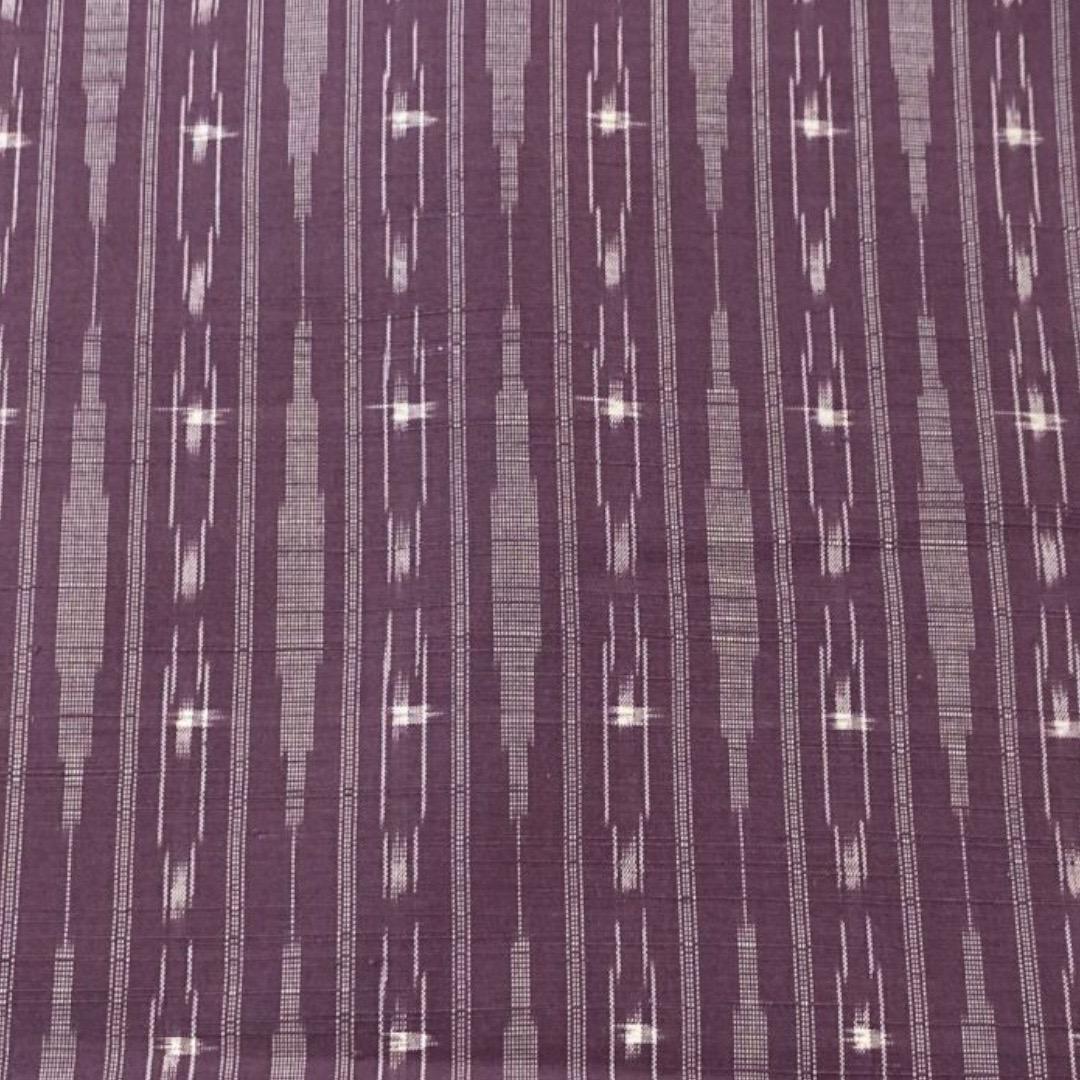 *着物反物*　辻ヶ花と灰紫紬　大人の兵児帯　半幅帯　長尺460cm