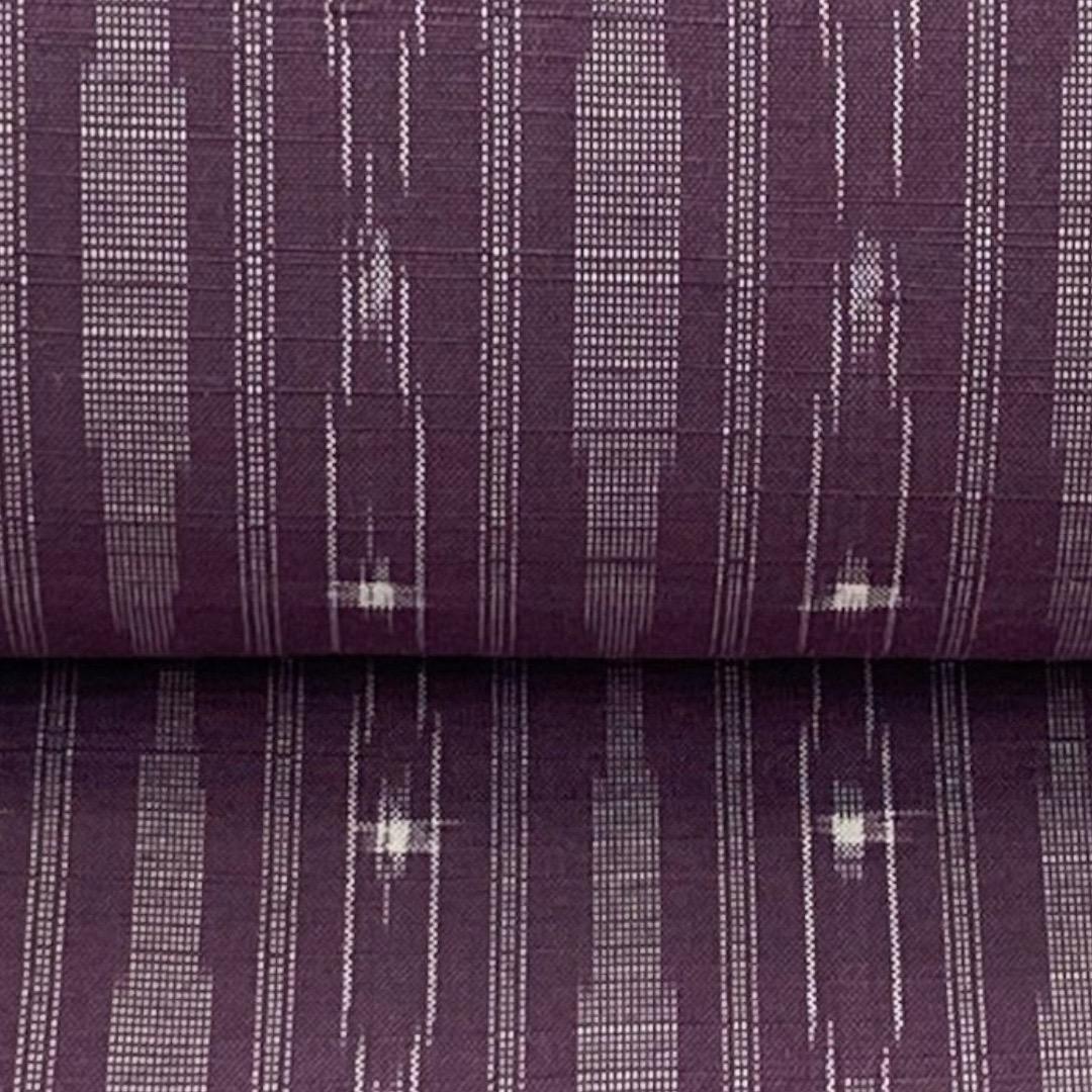 *着物反物*　辻ヶ花と灰紫紬　大人の兵児帯　半幅帯　長尺460cm