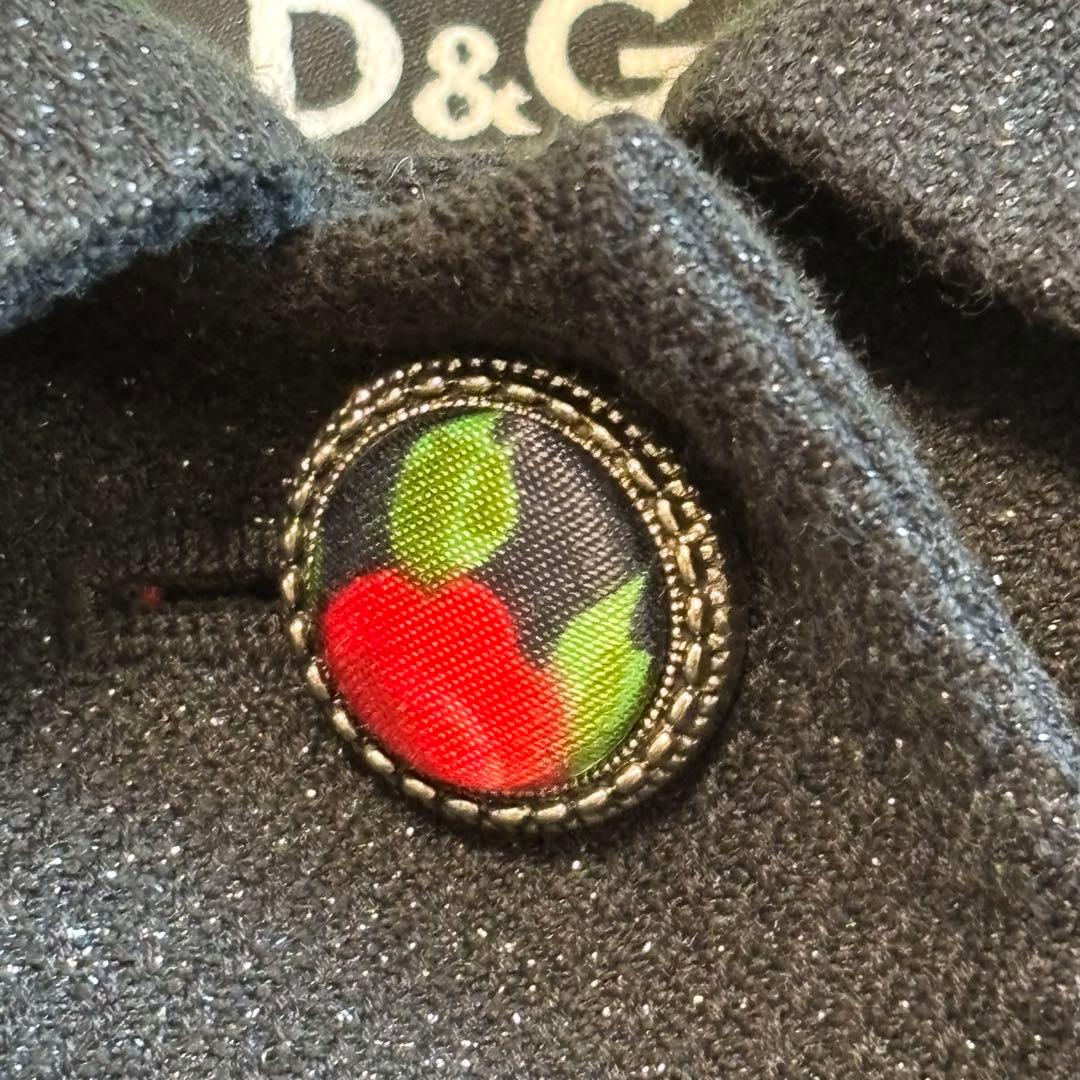 美品✨ドルチェ＆ガッバーナ　ロングコート　裏地花柄　Mサイズ