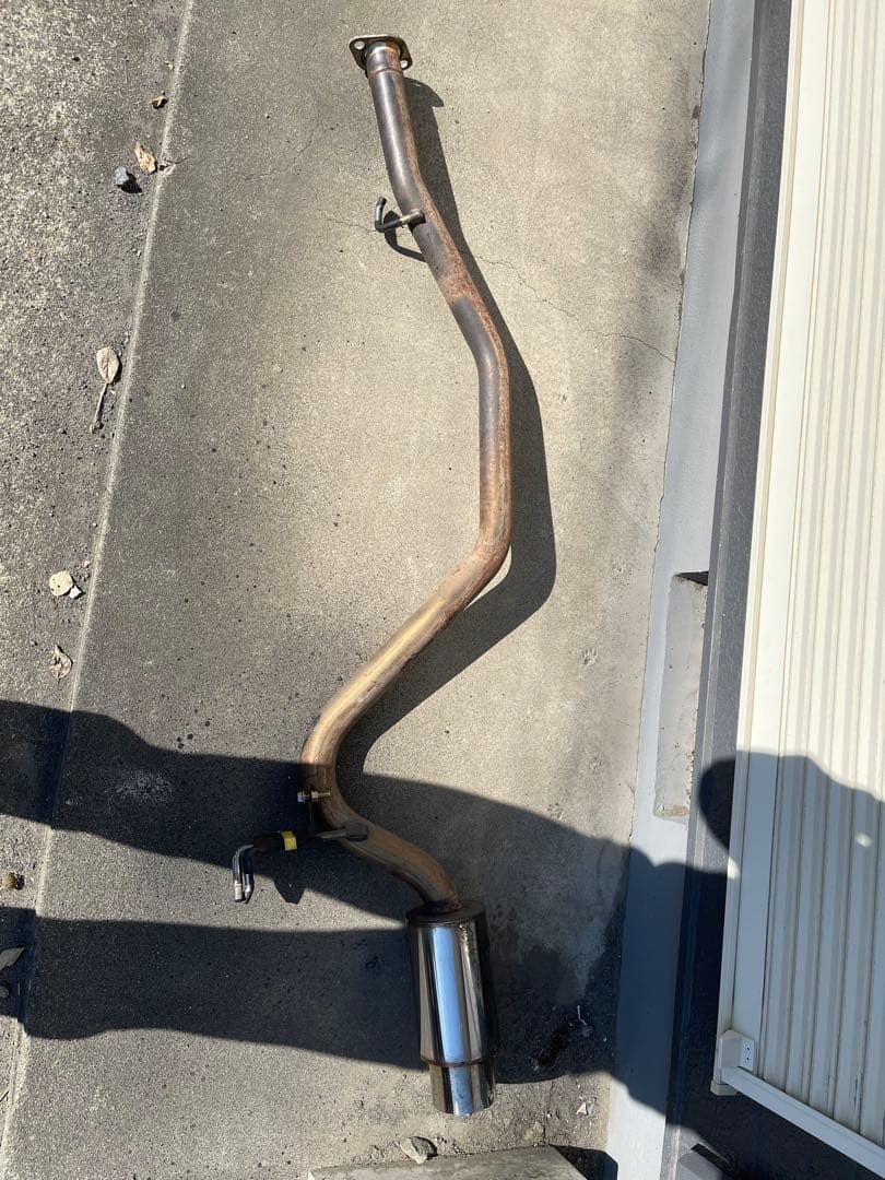 メーカー不明 左出し砲弾マフラー ジムニー JB23W