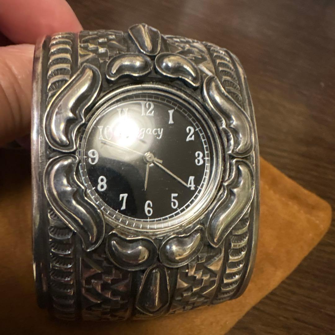 Andy Cadman バングル腕時計　インディアンジュエリー　ナバホ