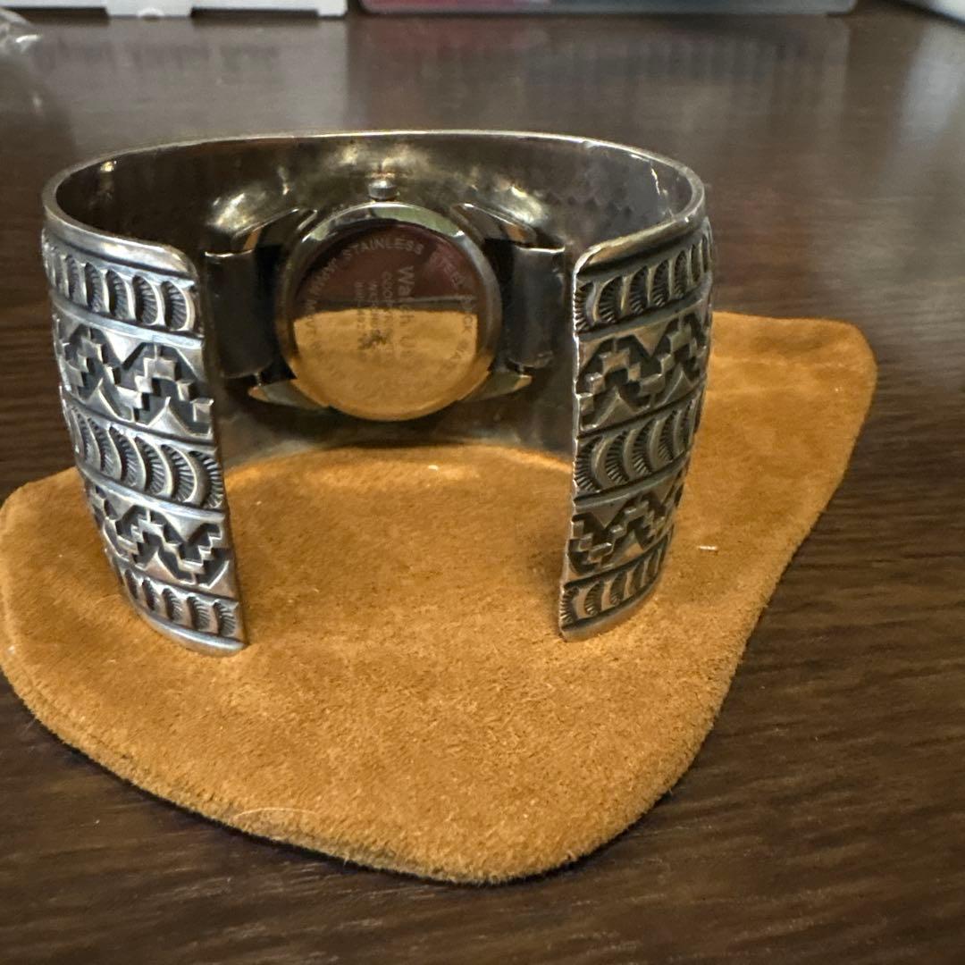 Andy Cadman バングル腕時計　インディアンジュエリー　ナバホ