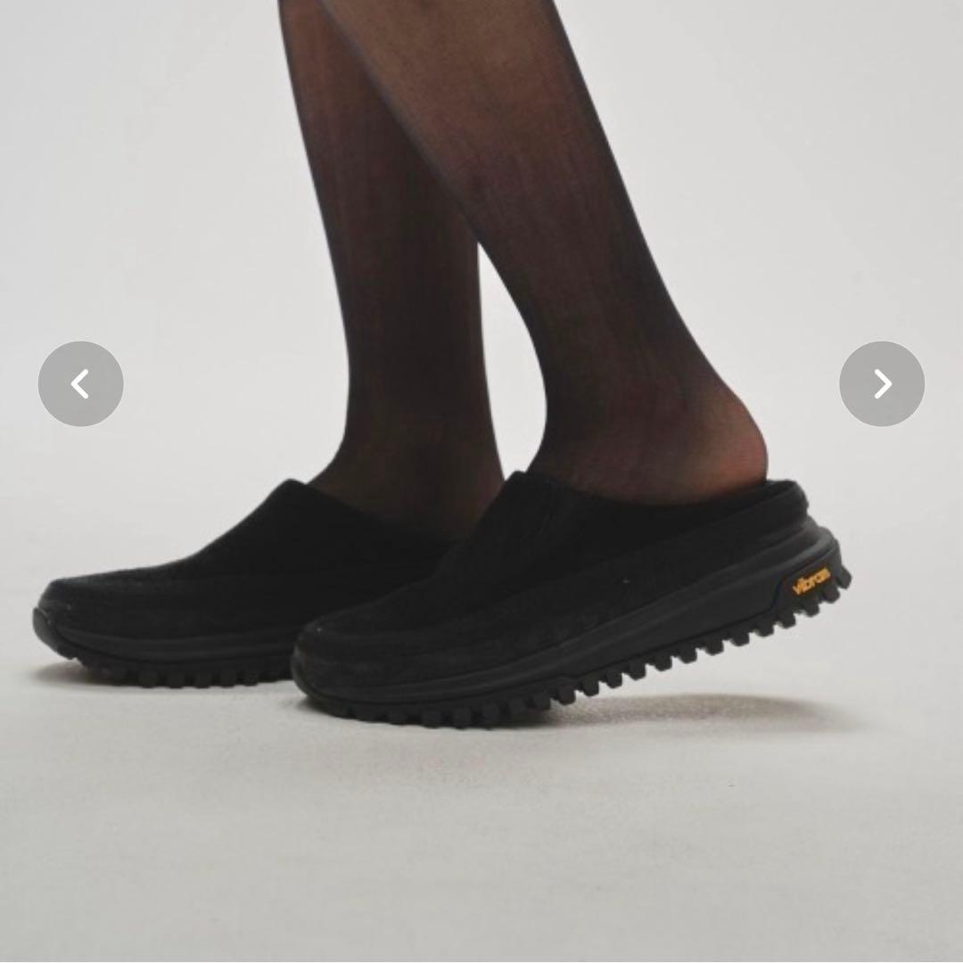 Vibramsole Leather Sabot ブラック 37