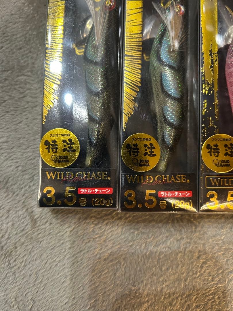 餌木　スクイッドマニア　ワイルドチェイス　3.5号　4本セット