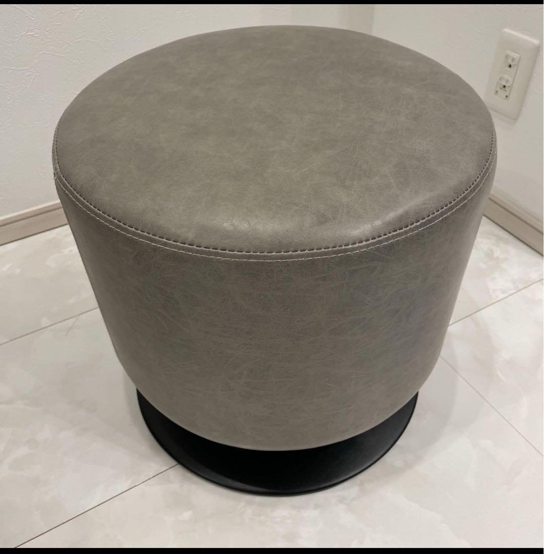 【A級美品】【残1点】高級 360度回転ラウンドスツール 入手困難 50%オフ