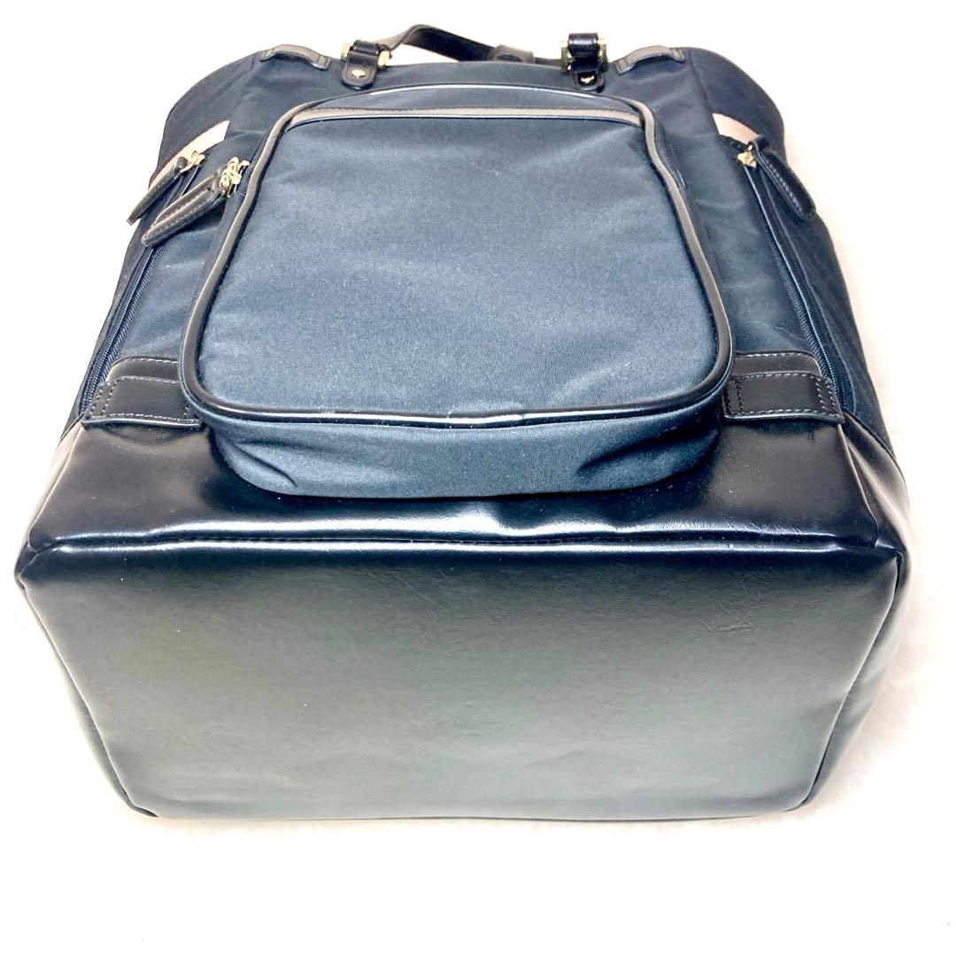 【良品✨】SWANY スワニー キャリーバッグ リボントート ブラック