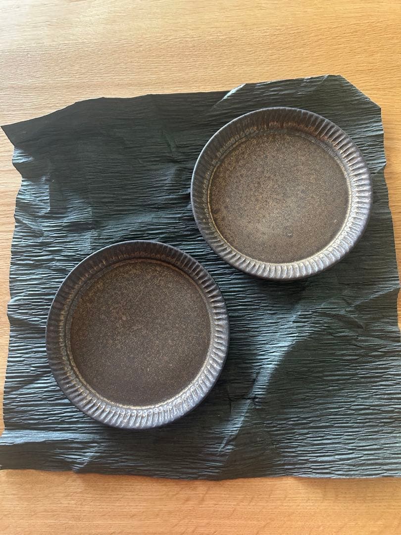 大原拓也さん しのぎ7寸リムプレート 2枚セット