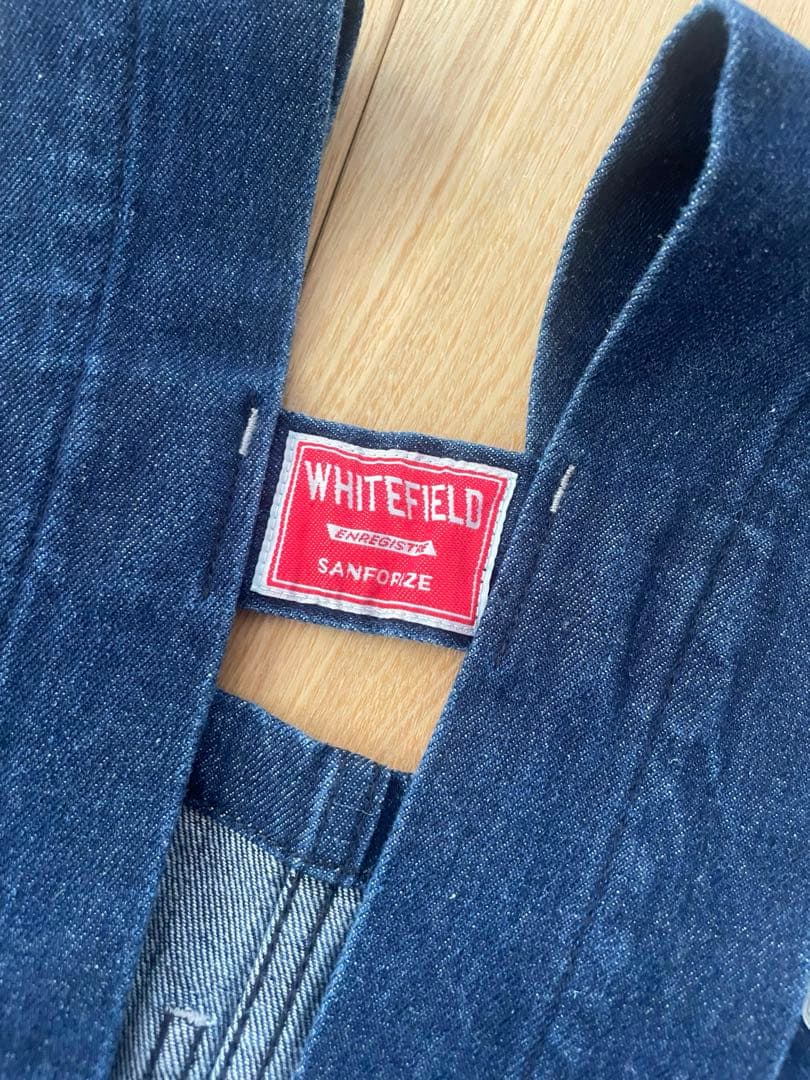 WHITE FIELD JEANS FACTORY 別注デニムオーバーオール