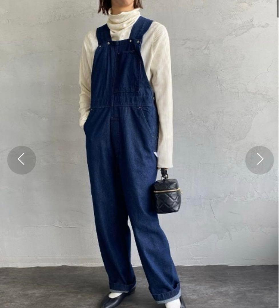 WHITE FIELD JEANS FACTORY 別注デニムオーバーオール