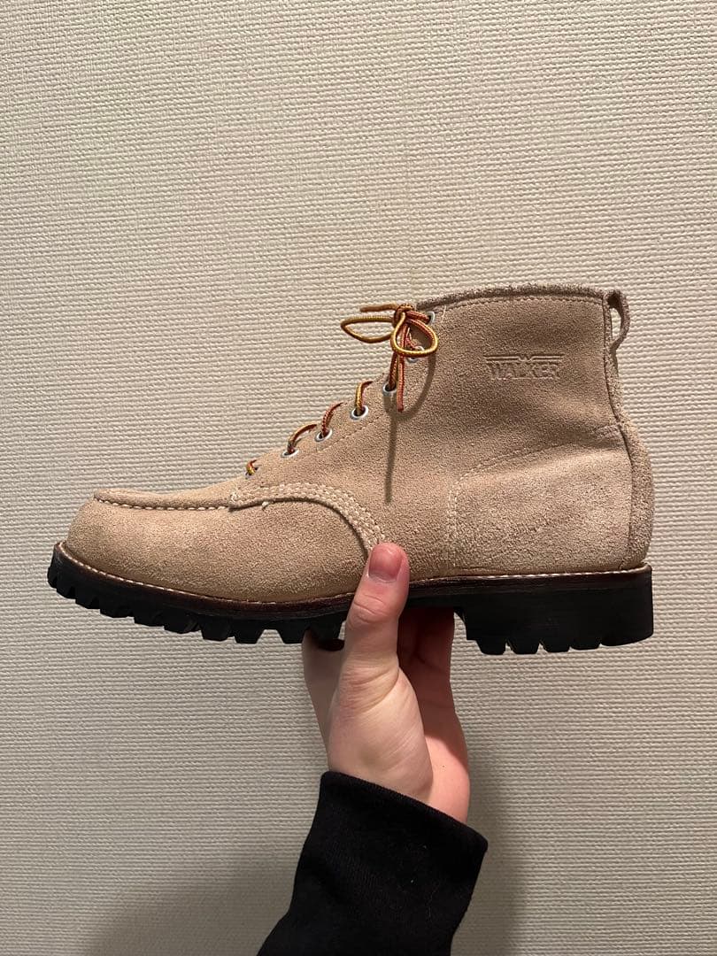 WALKER USA製 スエードワークブーツ8EE