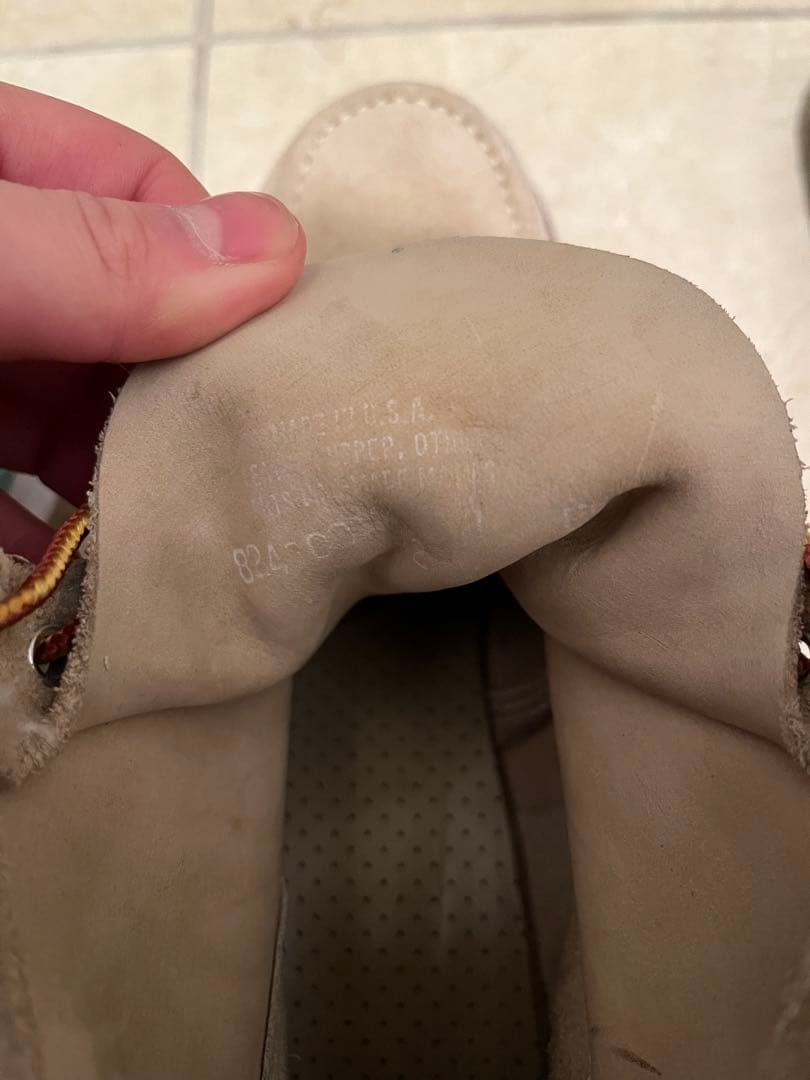 WALKER USA製 スエードワークブーツ8EE