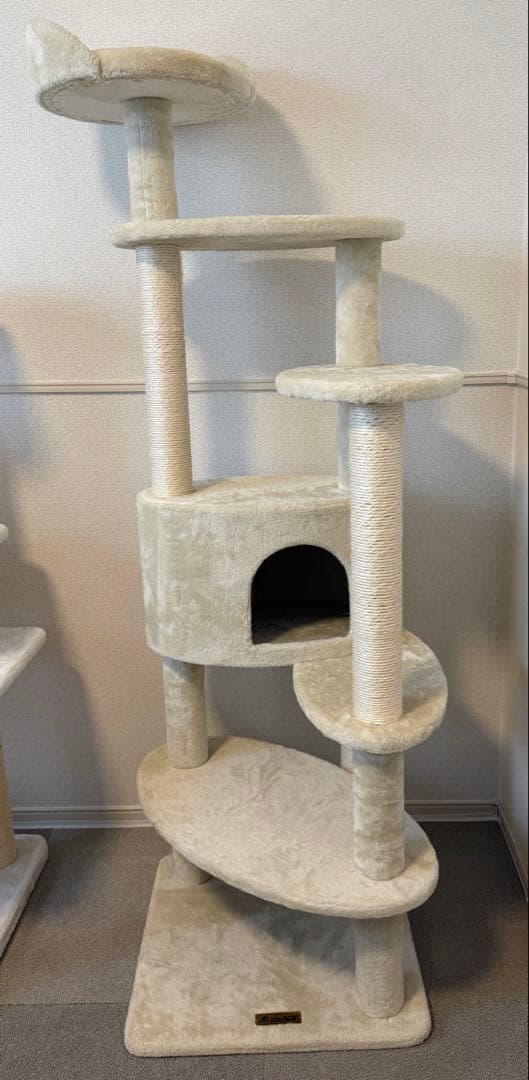 Mau 据え置き型キャットタワー　ミルキーエッグ　美品