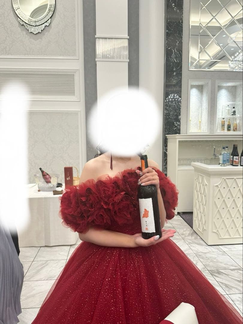 ウェディングドレス ハツコエンドウ風