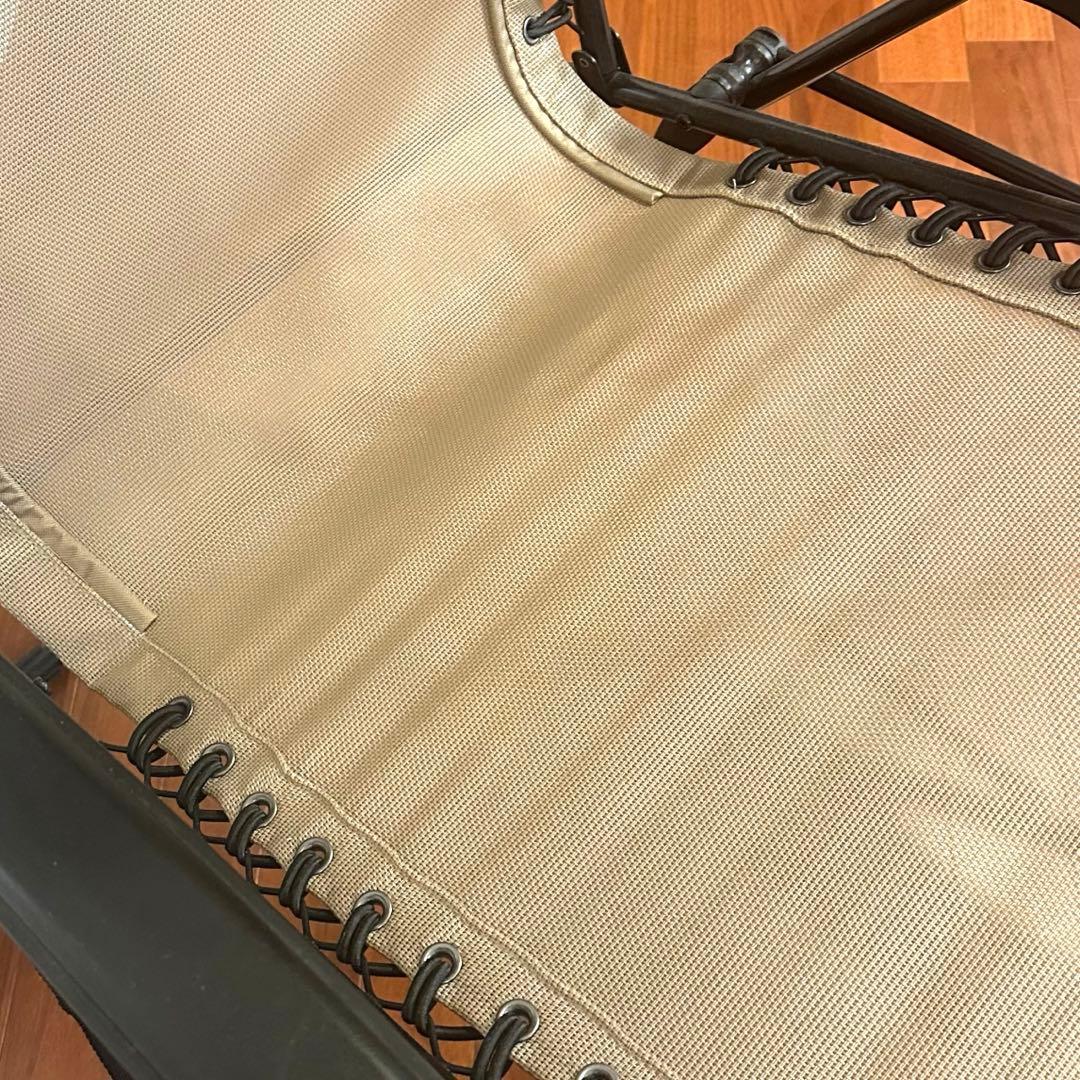 Coleman リクライニングチェア ブラウン　ベージュ