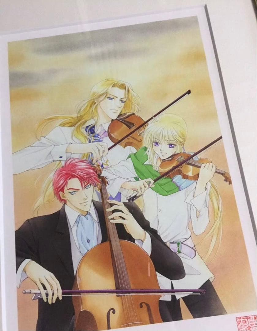 アンジェリーク　暁のコンチェルト　由羅カイリ　複製原画　版画