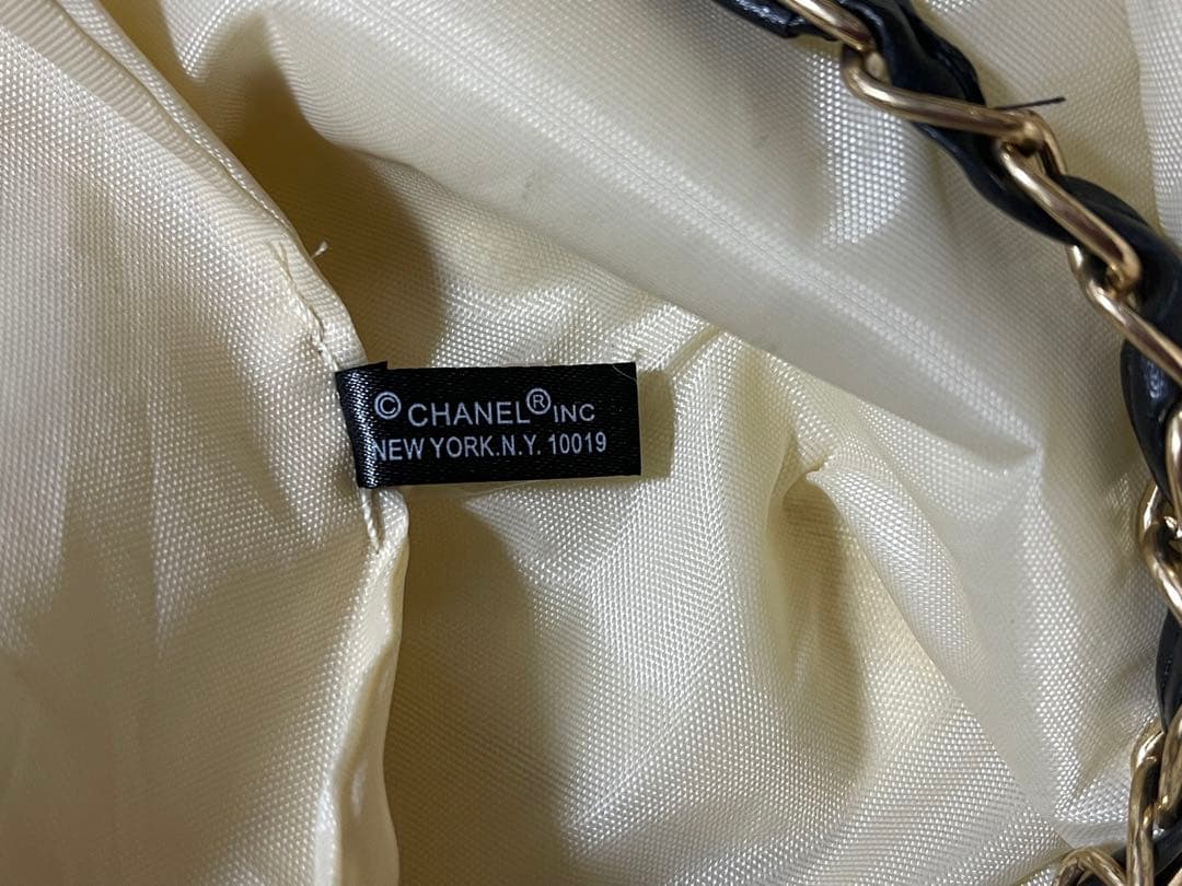 未使用 CHANEL ノベルティ チェーントートバッグ　ベージュ