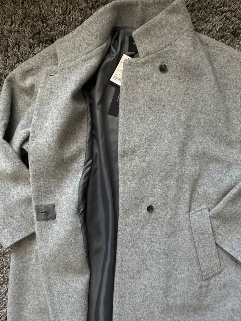 mizuiro ind 【LEE別注】スタンドカラーウールコート