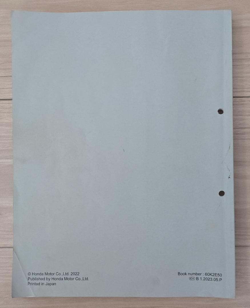 HONDA ハンターカブ CT125（JA65） サービスマニュアル