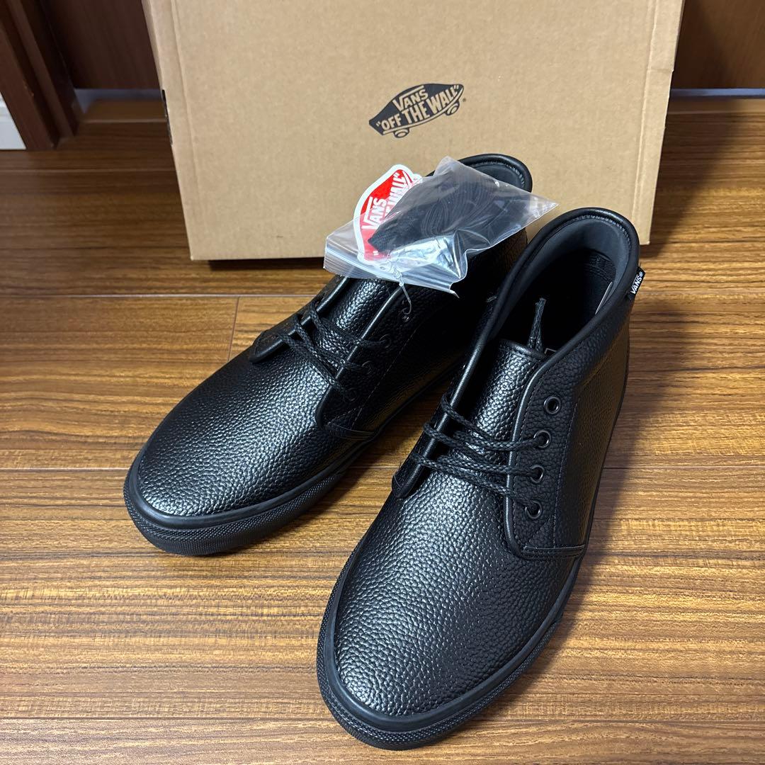 新品未使用　vans 本革　CHUKKA 28cm