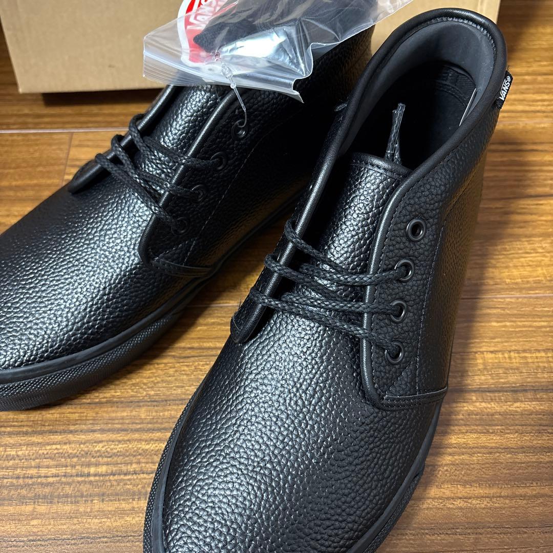 新品未使用　vans 本革　CHUKKA 28cm