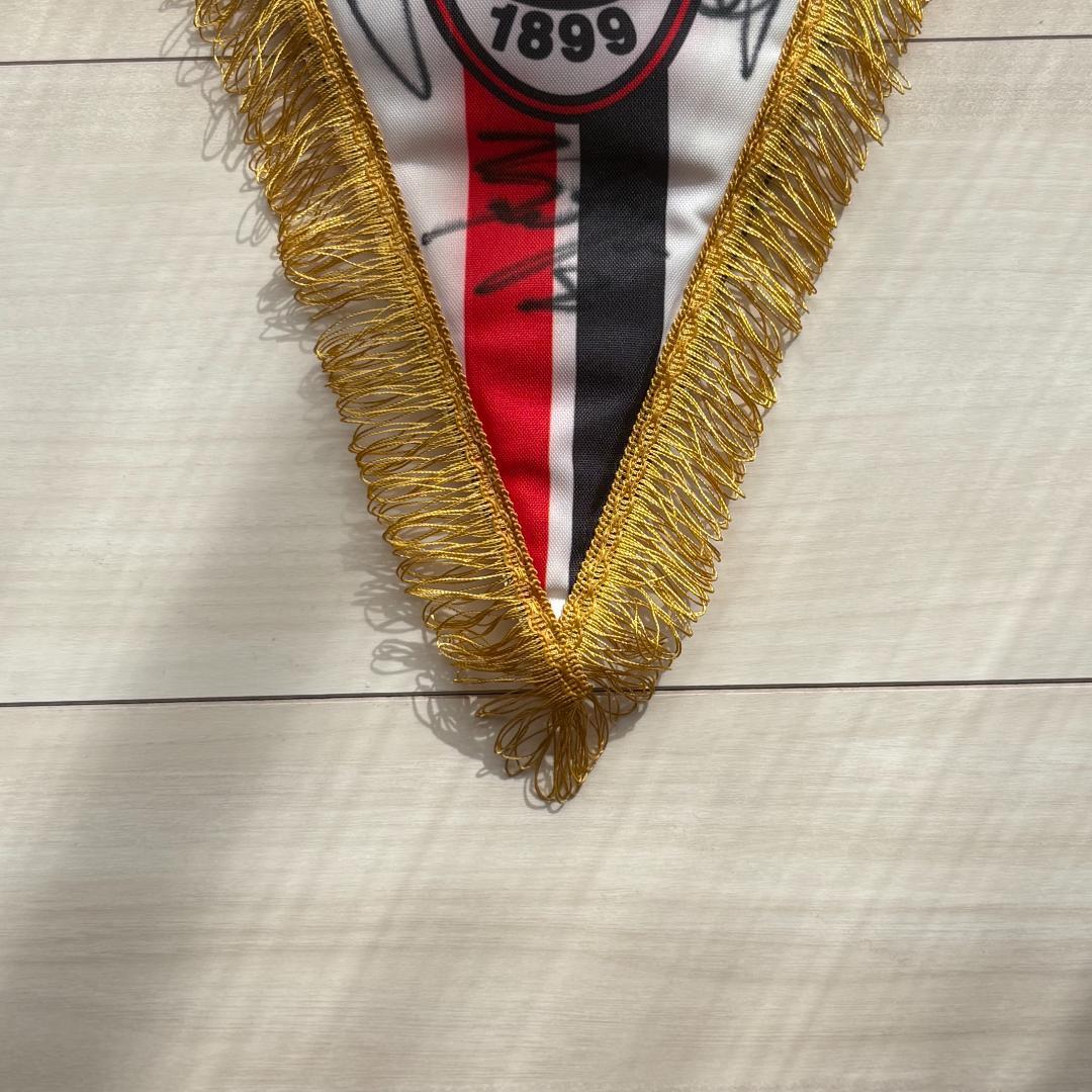 最終特価 ACミラン直筆サイン入り 超希少ペナント04/05 直筆サイン