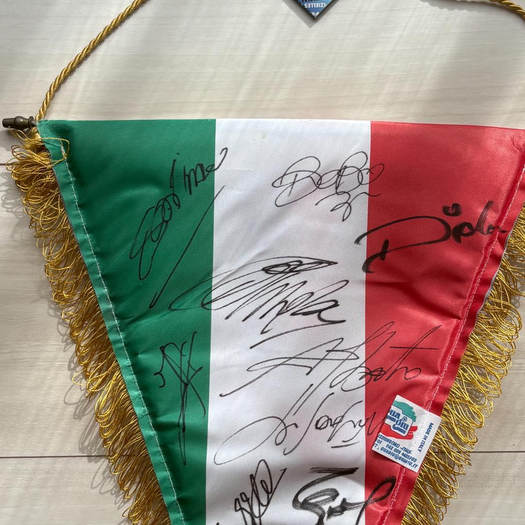 最終特価 ACミラン直筆サイン入り 超希少ペナント04/05 直筆サイン
