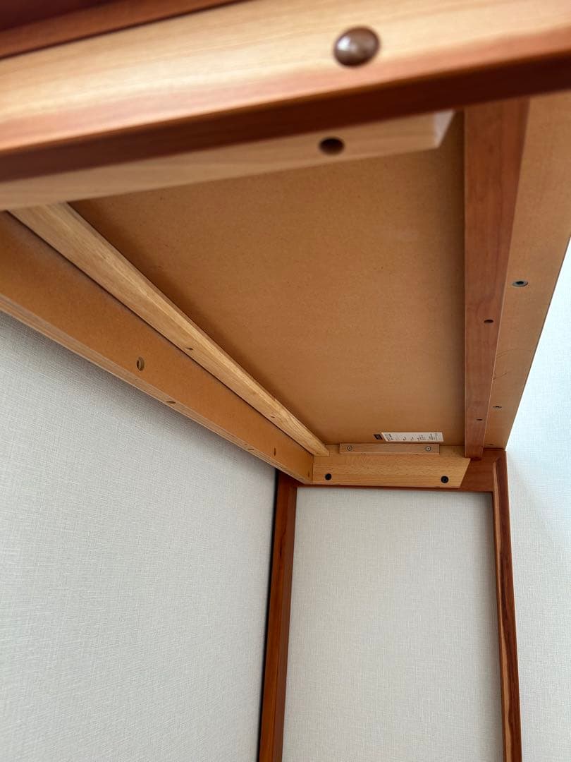 カリモク　学習机　チェリー色