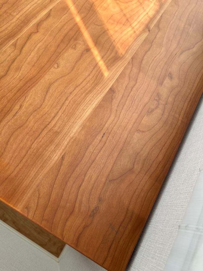 カリモク　学習机　チェリー色