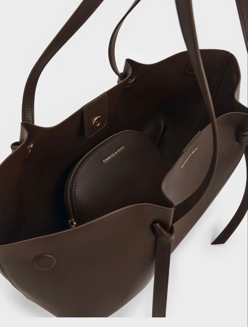 Calla カルラ トートバッグ - エスプレッソブラウン Lサイズ