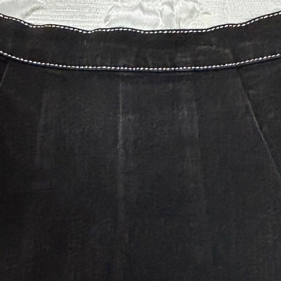 ヴィヴィアンウェストウッド　オリゾンティ　オーブロゴ&ボタン　キュロット 銀ラメ