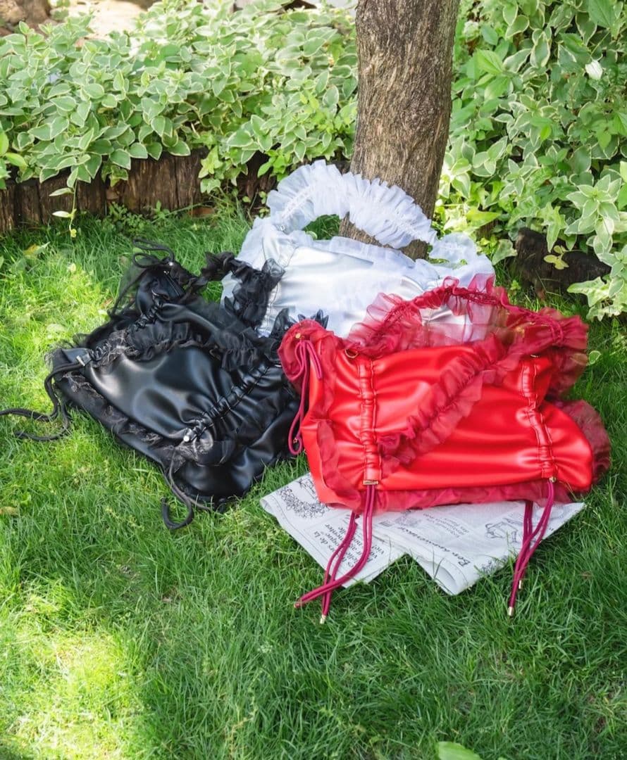 『完売品』AnnMiru アンミル フリルバッグ バッグ